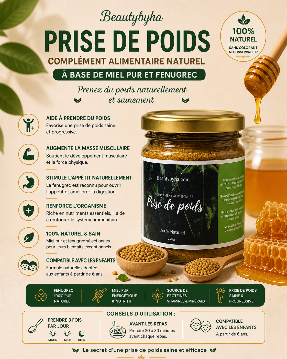 Complément Alimentaire Prise de Poids