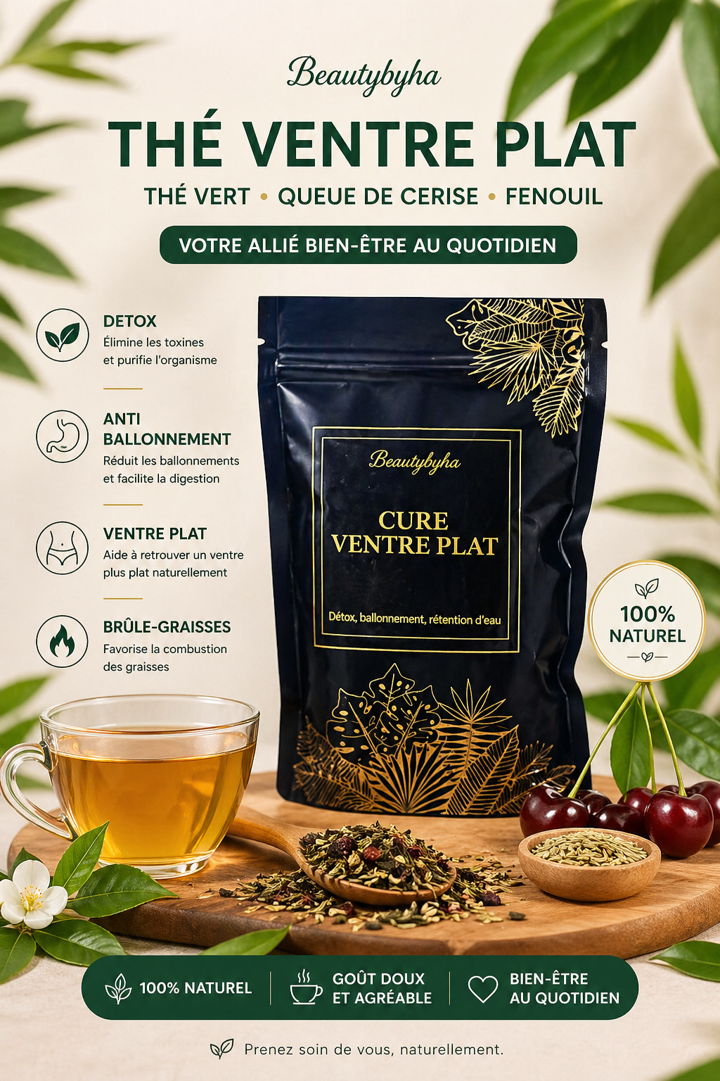 Thé ventre pl@t ⭐ Bestseller