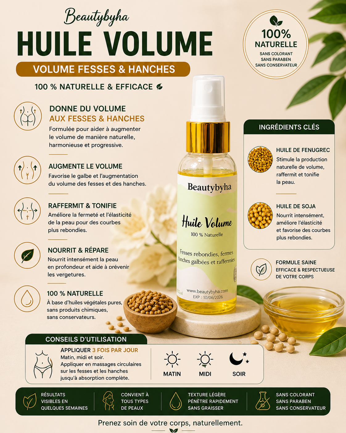 HUILE VOLUME